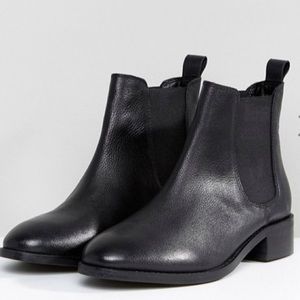 ASOS leather Chelsea ankle boots